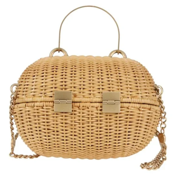 Chanel Rattan Chain Shoulder Bag - Picture 2 of 8